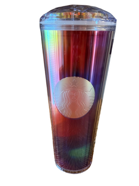 Starbucks 2021 Summer Rainbow Kaleidoscope Dome Tumbler Venti 24oz